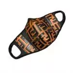 fendi face mask pop style ff leather mode